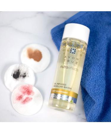 Avon True Nutraeffects oil infused micellar water deep nourishment for normal to dry skin - 200ml - Buy Online on GoSupps.com