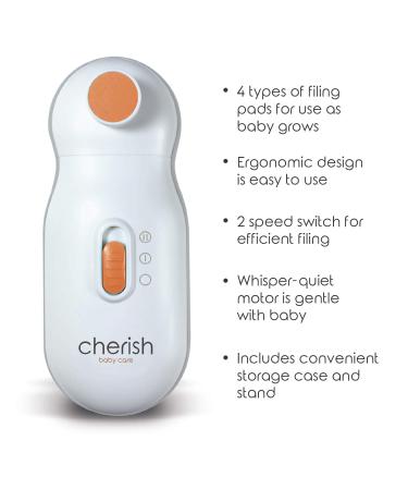 Electric Baby Nail File Trimmer - Safe Infant and Toddler Nail Care | Baby Grooming Kit - Buy Online on GoSupps.com