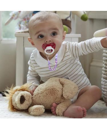 Yuusikco Pacifier Chain Set | 5 Fabric Baby Pacifier Bands | Personalized Nucky Chains | Triangular Pacifier Holders - International Shipping Available - Buy Online on GoSupps.com