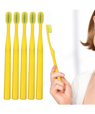 5-Piece Yellow Braces Care Set | Soft & V-Shaped Orthodontic Toothbrush | Interdental Brush for Effective Dental Hygiene - Buy Online on GoSupps.com