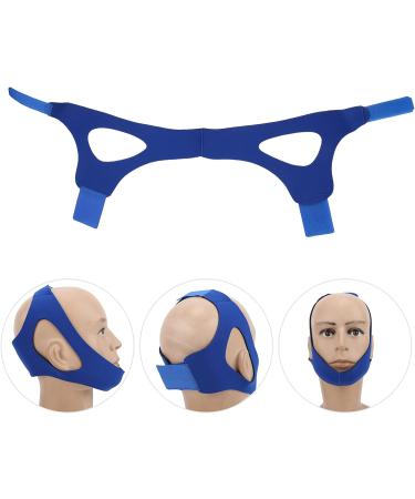 Neoprene Anti Snoring Belt - Comfortable Blue Stop Snoring Solution for Night Sleeping - Buy Online on GoSupps.com