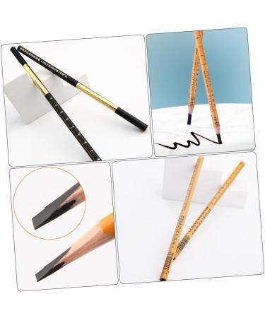 Healeved 2pcs Eyebrow Pencil Brown Eye Liner Pencil Eyebrow Makeup Pens Eyebrow Drawing Tools Wooden 1 count (Pack of 1) As Shown - Buy Online on GoSupps.com