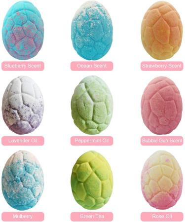 Magic Unicorn Bath Bombs Gift Set - 9 Pack Organic Kids Bath Bombs with Jewelry Inside for Girls - Buy Online on GoSupps.com