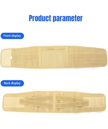 Wedhapy Back Bandage - Adjustable Lumbar Support Belt for Lower Back Pain Relief | Breathable & Reinforced Design - Buy Online on GoSupps.com