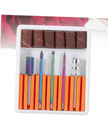 POPETPOP 1 Set Nail Drill Bits for Acrylic Electric Nail File Drill Bits Cuticle Drill Bit Nail Polish Tools Drill Bits for Nails Pedicure Bits Electrical Tools Tungsten Steel Grinding Head 6.5x5.5cm Orange - Buy Online on GoSupps.com