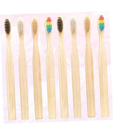 FRCOLOR 40 Pcs Wooden Toothbrushes - Eco-Friendly Bristle Toothbrushes for Adults - International Shipping Available - Buy Online on GoSupps.com