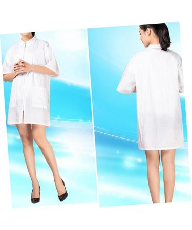 minkissy Clothes Hair dye Clothes Work Clothes Mens Tank Tops thobes for Men Custom Barber Jackets Chef Coat Jacket Clothes Hair Dye Hair Treatment Breathable Cloak Apron Apron - Buy Online on GoSupps.com