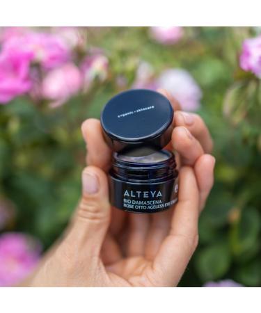 Altenya Bio Ageless Eye Cream 15ml - Natrue Organic Certified - Natural Rose Oil Skin Care for Radiant Eye Contour - Buy Online on GoSupps.com