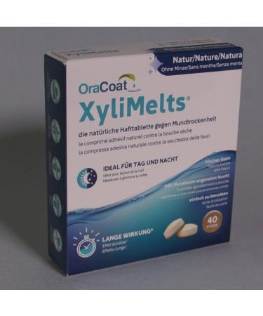 OraCoat XyliMelts - 120 Vegan Adhesive Tablets for Dry Mouth Relief | Discreet & Sleep-Friendly Solution - Buy Online on GoSupps.com