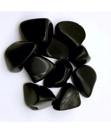 100g Natural Black Obsidian Crystal Gemstone Collectibles Rough Rock Specimen Stone Decoration for Fish Tank Gift Home Goods 2-4cm Black - Buy Online on GoSupps.com