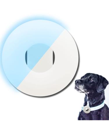 Linteker protective cover for Airtag dog collar shell for Apple Airtag GPS Finder pet collar Airtag protection case for dogs and cats collar accessories bright white