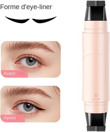 Eyeliner Stamp Tampon Eyeliner Double T te 2 Pochoir Pliable Pour Les Yeux Et Anti-T ches Stylo Tampon Eyeliners Ail Eye Liner Longue Dur e Avec Poin on For Parties Travel Workdays Weddings - Buy Online on GoSupps.com