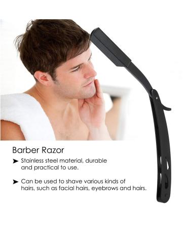 Professional Stainless Steel Hairdresser Razor - Safety Fold Haircut Tool for Precision Styling - Buy Online on GoSupps.com