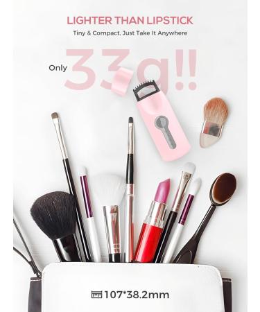 Smiling Shark Heated Eyelash Curlers 2024 New 5D Push Heated Lash Curler with 3 Temp & 8s Quick Heating Up Tiny/Professional/Frosted Texture and Clear View Easy Curls Every Lash (Pink) - Buy Online on GoSupps.com