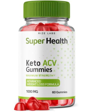Super Health Keto Gummies - Super Health ACV Keto Gummies Advanced Weight Loss Belly Fat Apple Cider Vinegar Keto+ACV Plus Superhealth Gummy Supplement Shark Energy Tank Gomitas (60 Gummies)