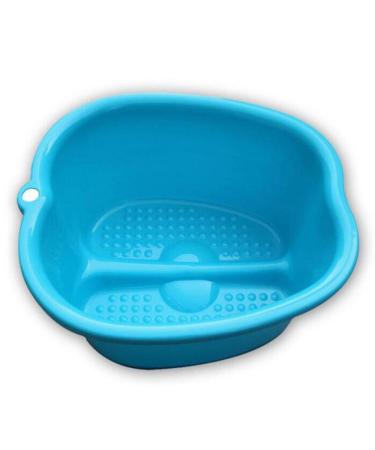 Alapaste Foot Bath Tub Large Foot Spa Bucket and Massager Plastic Foot Basin for Soaking Feet Toe Nails and Ankles Blue