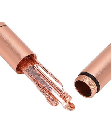 Stainless Steel Earwax Removal Kit with Storage Box - Rose Gold/Golden - Buy Online on GoSupps.com
