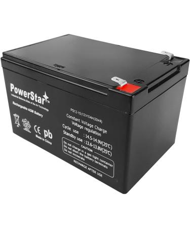 PowerStar 12V 15Ah Batteries for Pride Mobility Go Go Scooter - International Shipping Available - Buy Online on GoSupps.com