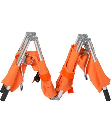 Multifunctional Folding Stretcher Portable Aluminum Alloy Four Fold Flat Stretcher Patient Transport First Aid Rescue Stretcher for Hospital Clinic - Buy Online on GoSupps.com