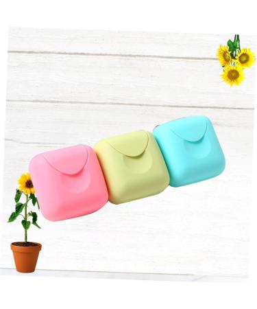 Ciieeo 3pcs Box Soap Holder Soap Box Handmade Soap As Shown 7cm*7cm*4cm - Buy Online on GoSupps.com