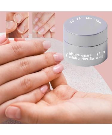 Clear Nail Gel - Soft and Smooth Textured Nail Adhesive Gel Translucent Natural Glue Easy Application and Long-Lasting Strength for Women at Home - Buy Online on GoSupps.com