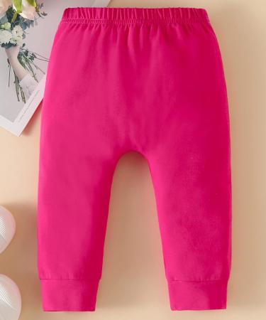 Koonde Baby Girl 3-Piece Outfit Set | Romper, Trouser & Headband | Cream Heart + Magenta | Sizes Newborn to 24 Months - Buy Online on GoSupps.com