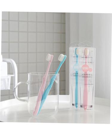 FRCOLOR 6 Pcs Nano Ultra-fine Soft Toothbrush Set - Gentle Gums Care & Long Handle Tooth Cleaning Tool for Daily Use - Buy Online on GoSupps.com