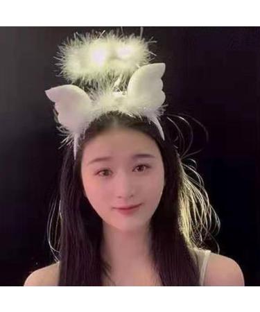 amangul LED Light Up Angel Headband for Women and Teens Perfect for Parties and Halloween Headpiece Hair bands Accessory(C5) - Buy Online on GoSupps.com