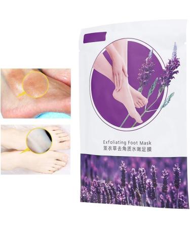 Weikeya Foot Peel Mask - Nourishing Lavender Oil Foot Masks for Dry Skin & Corn Removal | Unisex Foot Care Solution - Buy Online on GoSupps.com