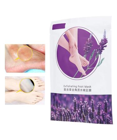 Moisturizing Lavender Essence Foot Mask - Exfoliating Dead Skin Peel for Hands & Feet - 40g - Buy Online on GoSupps.com