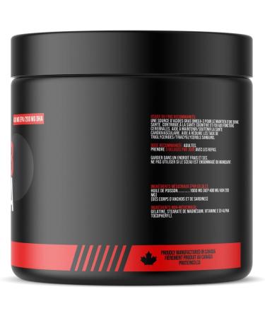 ProteinCo | Omega 3 | EPA 400mg DHA 200mg | 1000mg Highly Concentrated Fish Oil (120 gels) - Buy Online on GoSupps.com