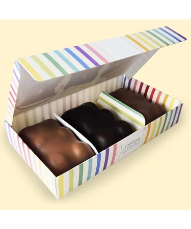 Coffret 3 Oursons Guimauve XL | Guimauve Vanille enrob de Chocolat Lait ou Noir | Anniversaire Remerciement F te des P res F te des M res Ma tresse Ma tre Nounou Coll gue - Buy Online on GoSupps.com