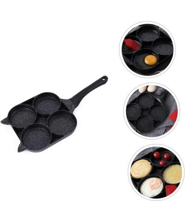 Zerodeko 3 Pcs Frying Pan Omelet Pans Egg Skillet Barbeque Grill Accessories Four- Hole Egg Pan Non Stick Fry Pan Egg Cooking Pot BBQ Accessories for Grill Aluminum Alloy Mini Supplies 38X21X2CMx3pcs Blackx3pcs - Buy Online on GoSupps.com