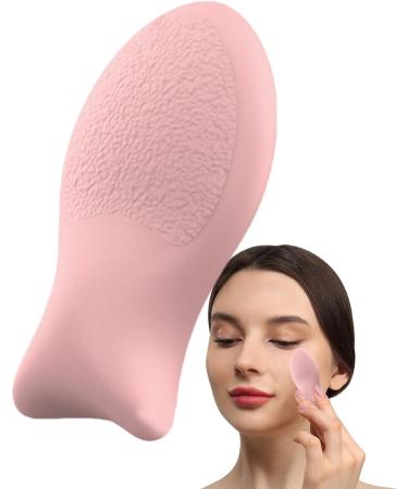 Foundation Powder Puff | Silicone Reusable Facial Puff Pad Cosmetic Foundation Blender Puff Beauty Puff Pads for Women Girls Dating Daily Life123/200) Small fish puff (pink) - Buy Online on GoSupps.com