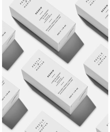Pestle & Mortar Renew Cleansing Gel | Gentle Moisturizing Cleanser for Sensitive Skin | 100% Natural with Super-Enzyme & Mango Extract | 50g - Buy Online on GoSupps.com