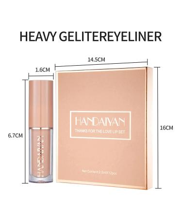 Coosa 12 Colors Matte Liquid Lipstick Set | Super Stay Waterproof Velvet Lipstick for Long-Lasting Wear - Buy Online on GoSupps.com