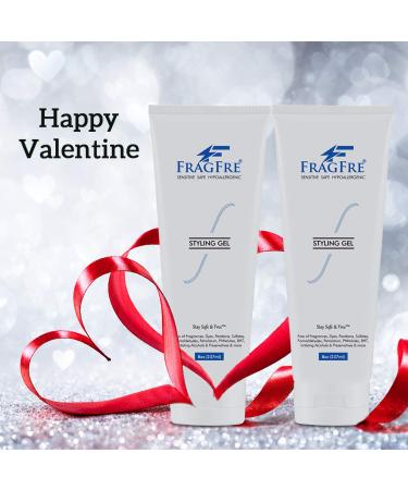 FRAGFRE Styling Gel 8 oz - Medium Hold, Fragrance-Free, Hypoallergenic & Paraben-Free - Ideal for Sensitive Skin - Gluten-Free, Vegan & Cruelty-Free - Men, Women, Children - 1 Pack - Buy Online on GoSupps.com