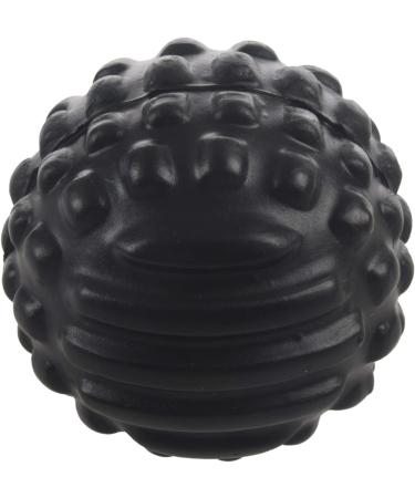Melairo PU Foam Shock Fascia Ball - Waterproof Muscle Relaxation & Fitness Massage Ball | Easy to Clean Healthcare Tool - Black - Buy Online on GoSupps.com
