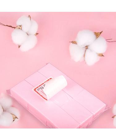 550 Pieces Pink Lint Free Nail Wipes Acrylic UV Gel Tips Remover Wipes Manicure Cosmetic Cleaner Wipes - Buy Online on GoSupps.com