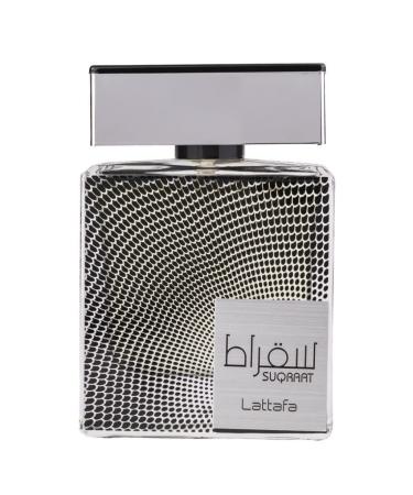 Lattafa Perfumes Suqraat for Men Eau de Parfum Spray 3.4 Ounce 3.4 Fl Oz (Pack of 1)