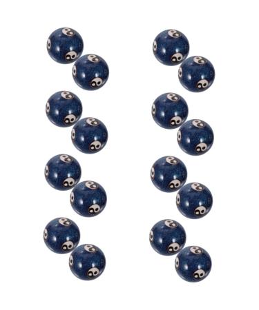 Beaupretty 8 sets of health balls Baoding balls train jade-ei hand -Ei with small baoding balls with bell play vintage baoding balls health exercise tai fitness emaille massage