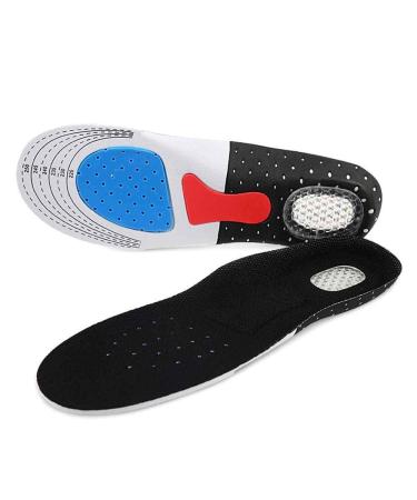 Happystep Sport Gel Insoles Heel Cushioning and Shock Absorption US Men Size 8-11 or US Women Size 10-12
