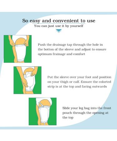 Catheter Leg Bag Holder 2 Count Fabric Catheter Sleeves Urine Leg Bag Holder - Urinary Drainage Bag Stay in Place Urine Bags for Legs Foley Catheter Bag Holder Strap for Men or Women Wheelchairs (M) Medium (Pack of 2) - Buy Online on GoSupps.com