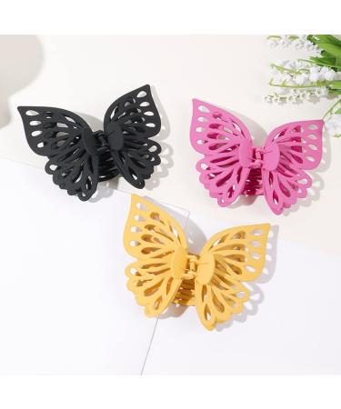 KALLORY White Claw Girl Hair Clips - 8pc Large Matte Hair Claw Set for Women & Girls - Buy Online on GoSupps.com