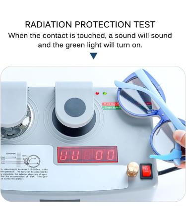 Photochromic Lens Tester Multifunctional UV Lens Tester Anti-Ultraviolet Testing Machine Anti Radiation Transmittivity Detector Adjustable Numerical Wavelength and Alert Reminder - Buy Online on GoSupps.com