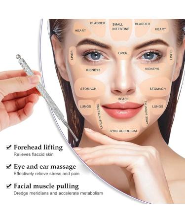 Buy Acupressure Massage Pen - Stainless Steel Meridian Pencil 10cm for Pain Relief | Acupuncture Stick & Acupressure Tool - Buy Online on GoSupps.com