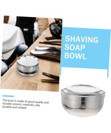 Minkissy Foam Shaving Cup - Rustproof Steel Travel Soap Holder for Hair Care & Razor Foam - Buy Online on GoSupps.com