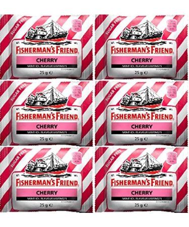 Fishermans Friend Cherry Menthol Lozenges 25g x 12 Packs by Fishermans Friend