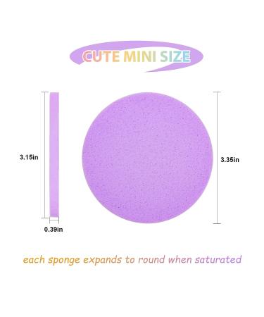 120pcs Facial Compressed Sponges | Professional Makeup Sponge Set for Women | Exfoliating Cleansing Pads | Halloween & Christmas Gifts - Buy Online on GoSupps.com