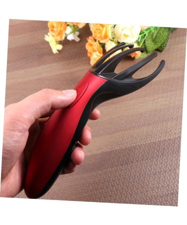 Beavorty Multitools Vibrating Head Massager - Mini Scalp & Hand Massage Device Portable Battery-Powered Multi-Purpose Tool in Red - Buy Online on GoSupps.com